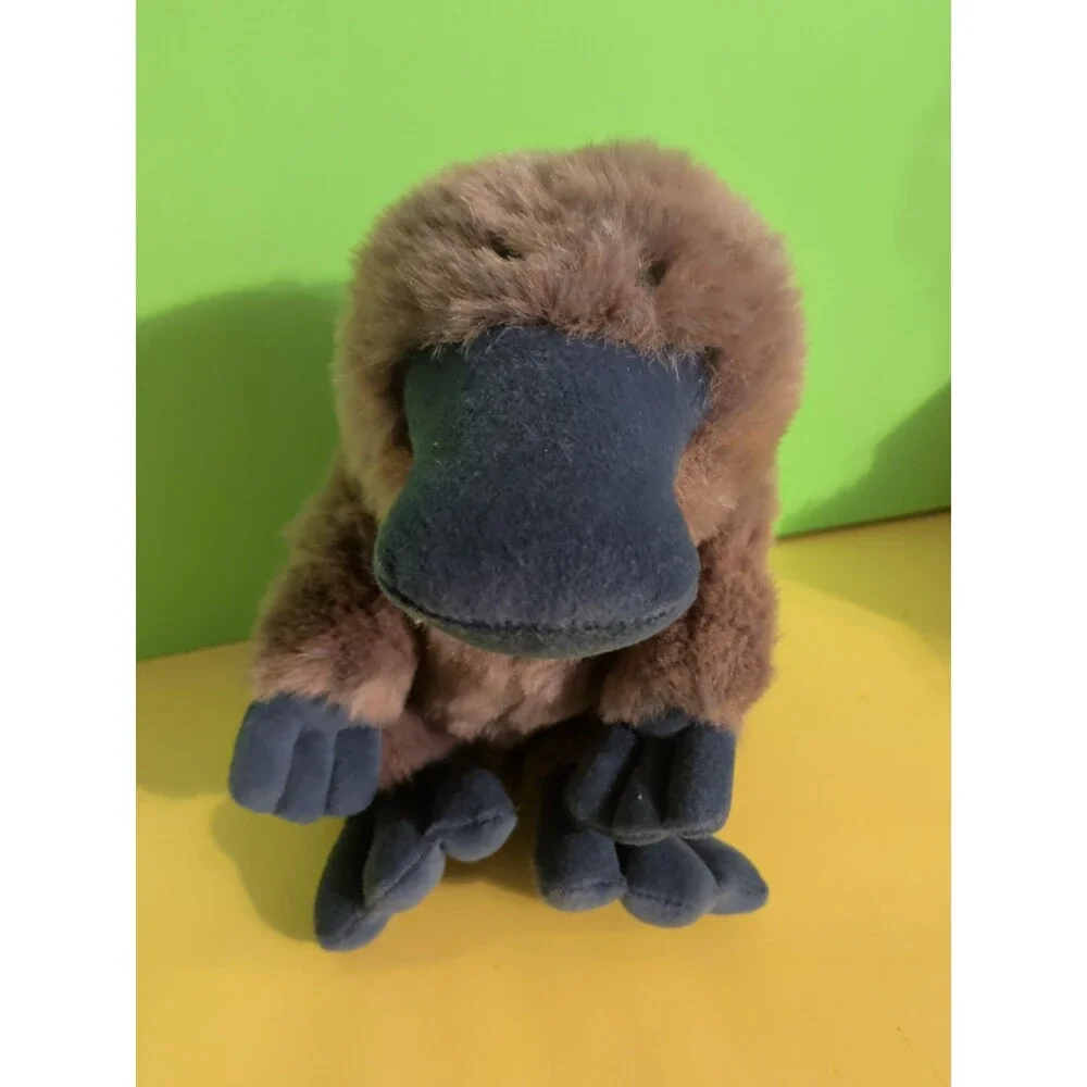 Gund Duck Billed Platypus Plush Stuffed Toy Blue Footed Vintage 9 Inch 1992